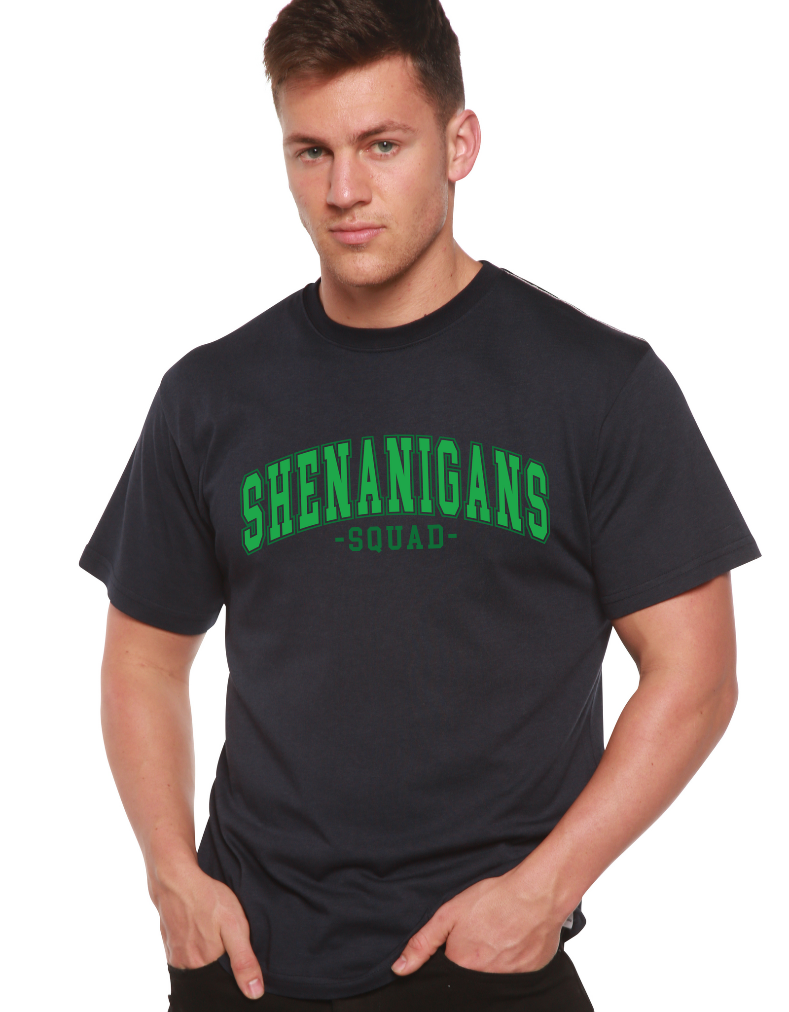 Shenanigans Squad Unisex Bamboo/Cotton Graphic T-Shirt