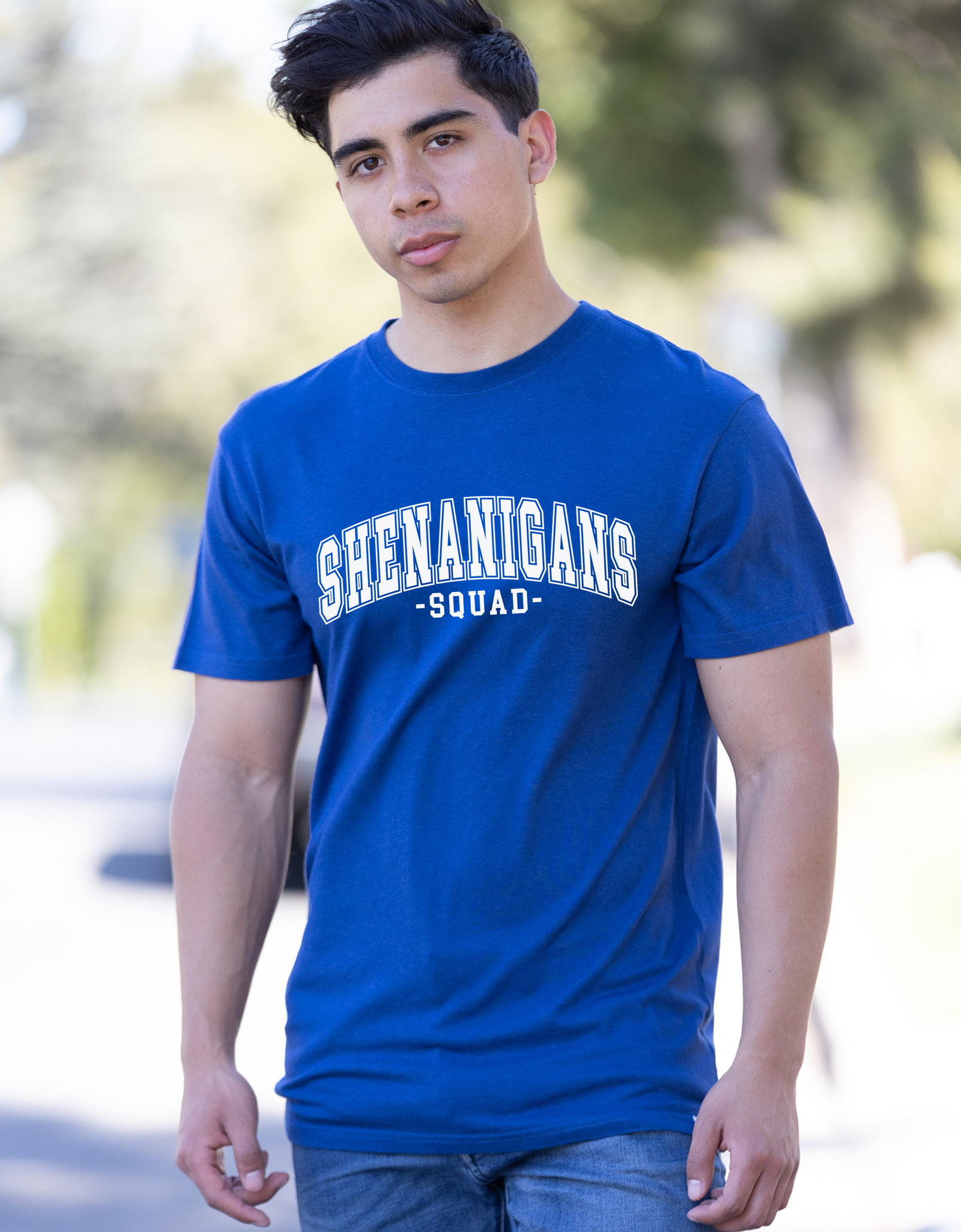 Shenanigans Squad Unisex Bamboo/Cotton Graphic T-Shirt