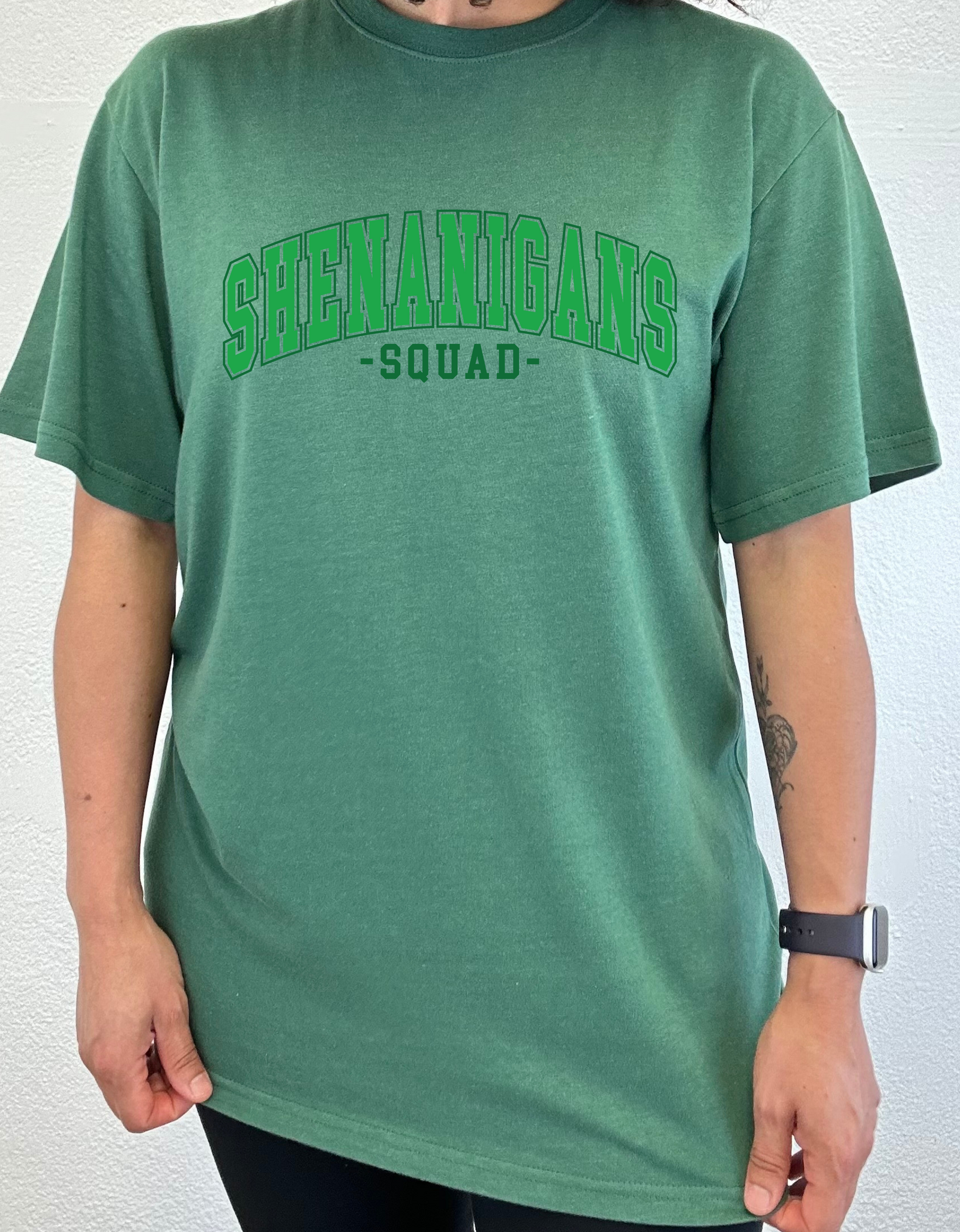Shenanigans Squad Unisex Bamboo/Cotton Graphic T-Shirt