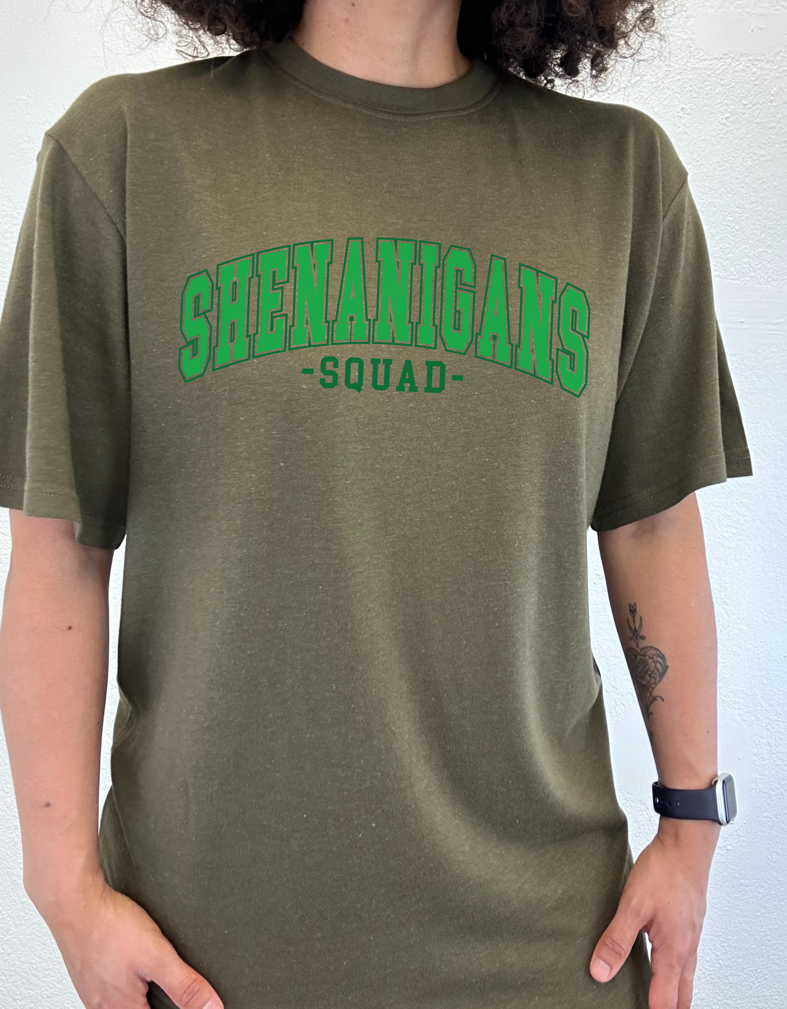 Shenanigans Squad Unisex Bamboo/Cotton Graphic T-Shirt