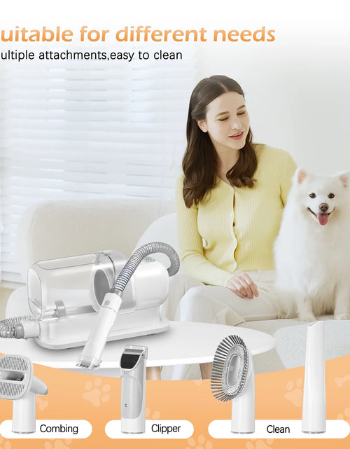 Load image into Gallery viewer, Dog &amp; Cat Grooming Clippers Kit, Adjustable Corded Electric with Accessories (9 Pack)
