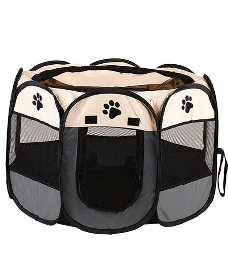 Pet Nest Pet Dog Cat Delivery Room Foldable Cat Nest Pet Fence Tent Octagonal Cage Pet Supplies