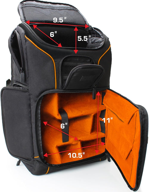 Load image into Gallery viewer, Camera Backpack for Photographers Dslr/Slr/Mirrorless Camera Bag with Laptop Slot, Rain Cover, Tripod Holder
