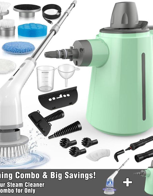 Load image into Gallery viewer, Pressurized Steam Cleaner &amp; Spin Scrubber
