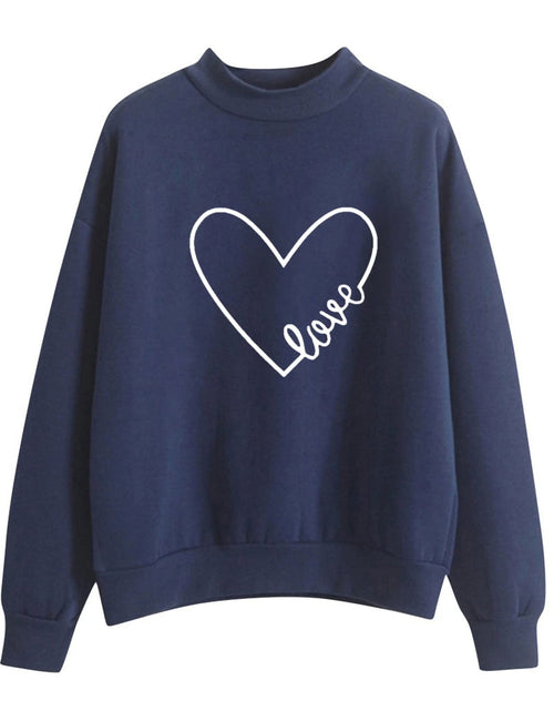 Load image into Gallery viewer, Crewneck Sweatshirts for Women Casual Cute Print Long Sleeve Pullover Lightweight Loose Fit Fleece Tops Fall Clothes
