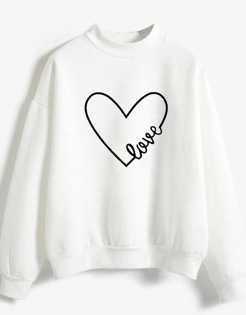 Load image into Gallery viewer, Crewneck Sweatshirts for Women Casual Cute Print Long Sleeve Pullover Lightweight Loose Fit Fleece Tops Fall Clothes
