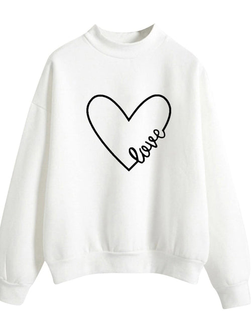 Load image into Gallery viewer, Crewneck Sweatshirts for Women Casual Cute Print Long Sleeve Pullover Lightweight Loose Fit Fleece Tops Fall Clothes
