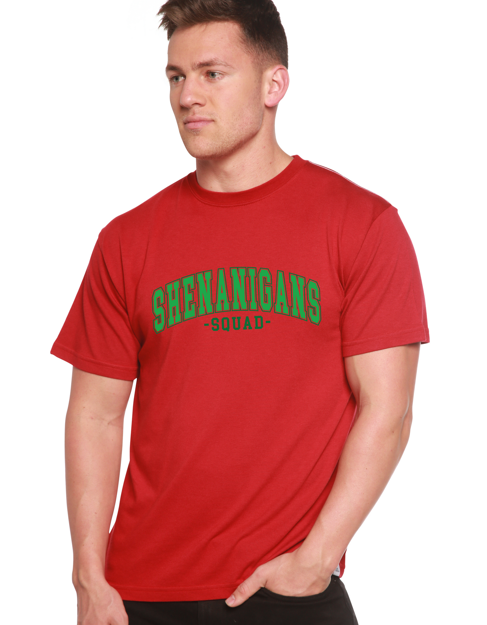 Shenanigans Squad Unisex Bamboo/Cotton Graphic T-Shirt