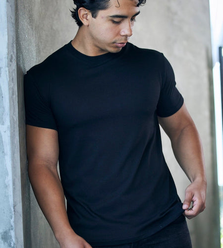 The Original Men's Bamboo Viscose/Organic Cotton Short Sleeve T-Shirt - Classic Cut