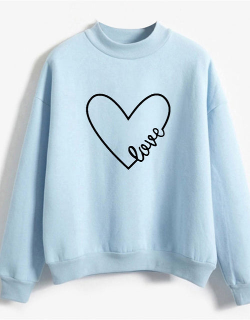 Load image into Gallery viewer, Crewneck Sweatshirts for Women Casual Cute Print Long Sleeve Pullover Lightweight Loose Fit Fleece Tops Fall Clothes
