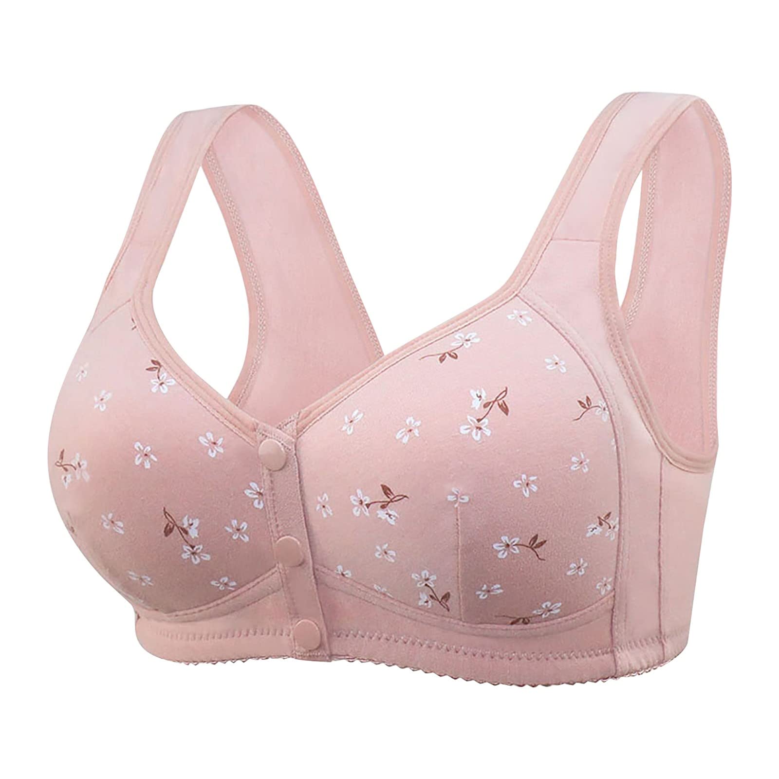 Daisy Bras for Older Women, Upgraded Daisy Bra for Seniors Front Closure, 2025 No Underwire Comfortable Bra for Women