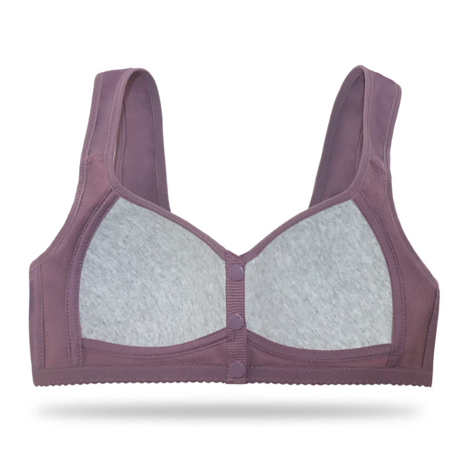 Daisy Bras for Older Women, Upgraded Daisy Bra for Seniors Front Closure, 2025 No Underwire Comfortable Bra for Women