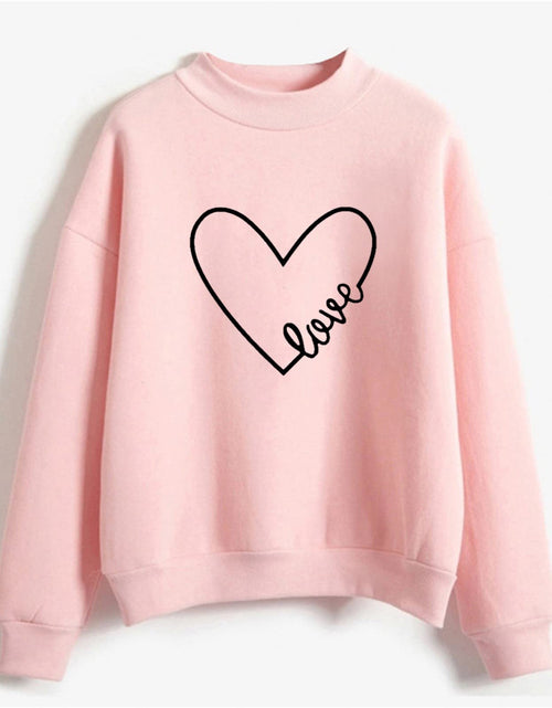 Load image into Gallery viewer, Crewneck Sweatshirts for Women Casual Cute Print Long Sleeve Pullover Lightweight Loose Fit Fleece Tops Fall Clothes
