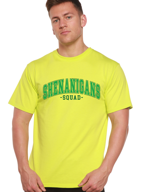 Load image into Gallery viewer, Shenanigans Squad Unisex Bamboo/Cotton Graphic T-Shirt
