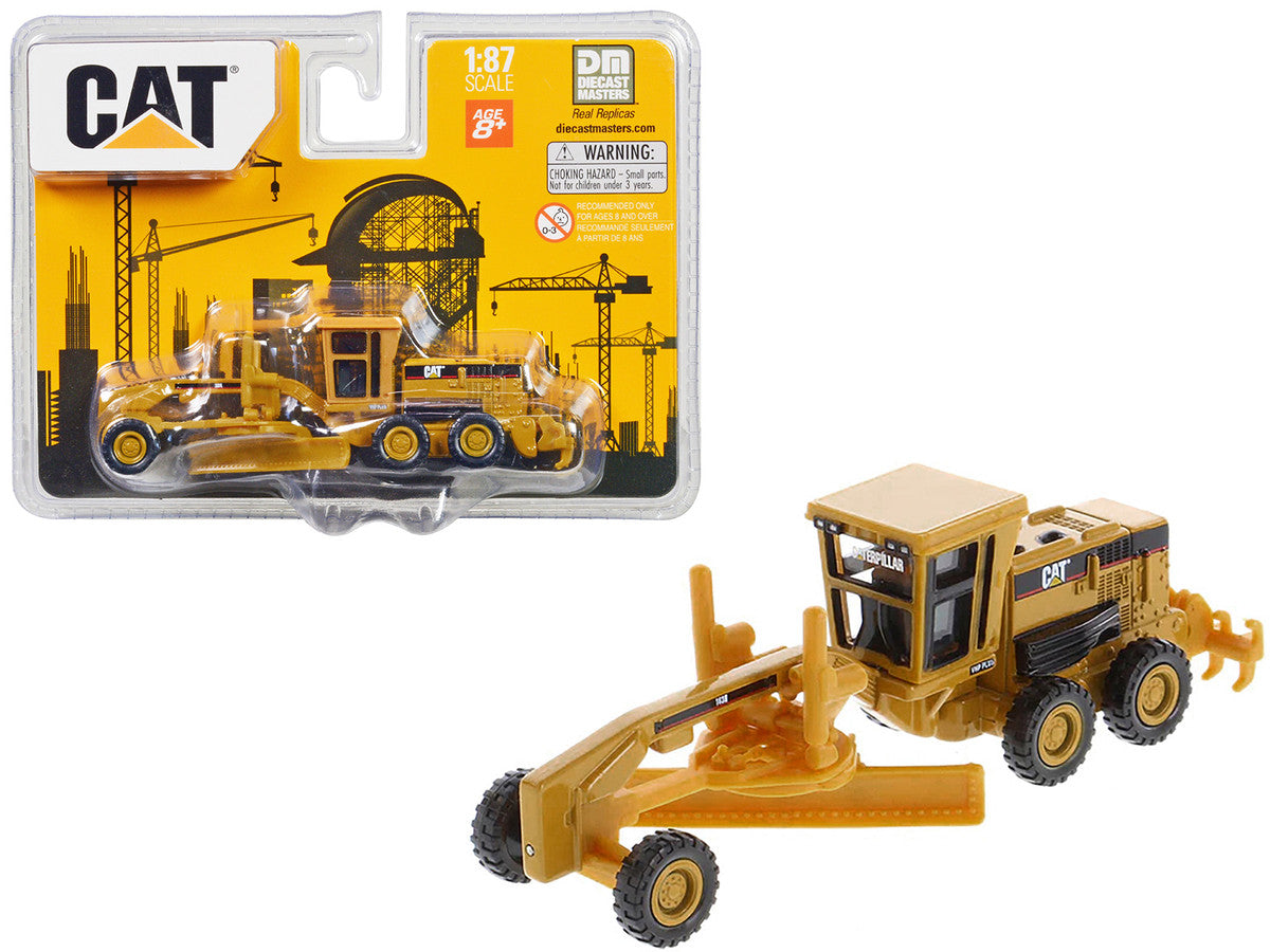 CAT Caterpillar 163H Motor Grader Yellow 1/87 Diecast Model