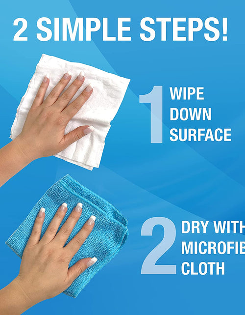 Load image into Gallery viewer, Miraclewipes for Electronics Cleaning - Screen Wipes Designed for TV, Phones, Monitors and More - Includes Microfiber Towel - (60 Count)
