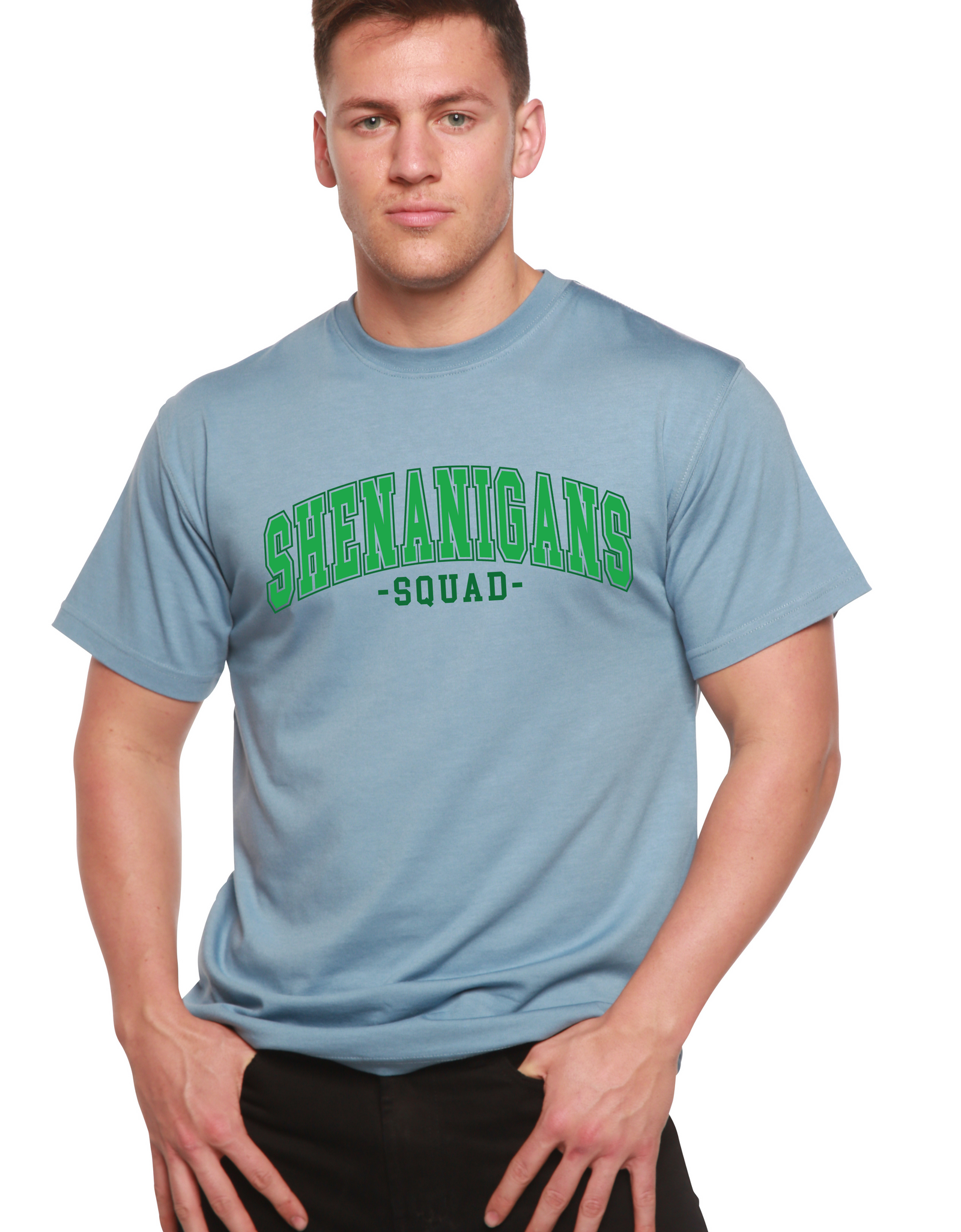 Shenanigans Squad Unisex Bamboo/Cotton Graphic T-Shirt