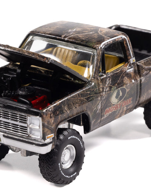 Load image into Gallery viewer, 1983 Chevrolet Silverado Pickup Truck Mossy Oak Diecast
