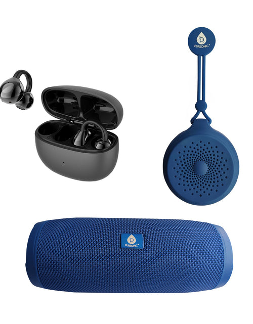 Load image into Gallery viewer, Total Audio Freedom Collection: Wireless Earbuds &amp; 360° Speaker
