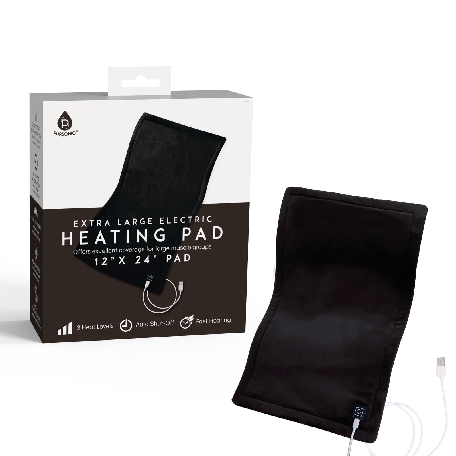 Fast Charging Power Bank & Heating Pad Duo delivers portable power and soothing heat therapy in one device for comfort, travel, and daily use.