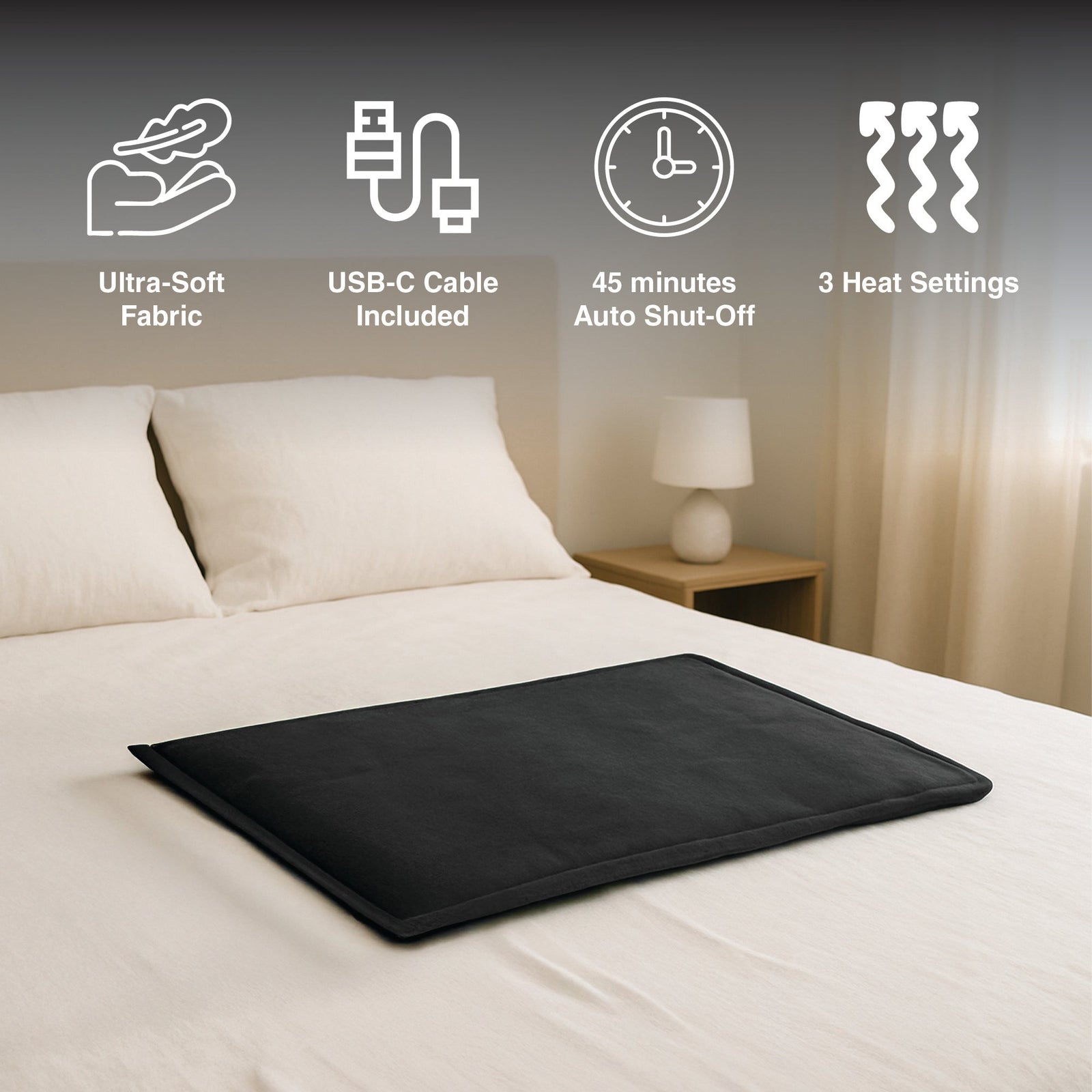 Fast Charging Power Bank & Heating Pad Duo delivers portable power and soothing heat therapy in one device for comfort, travel, and daily use.