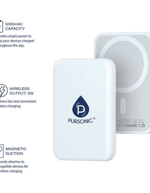 Load image into Gallery viewer, Magnetic Wireless Power Bank – Portable, Powerful, Effortless Charging
