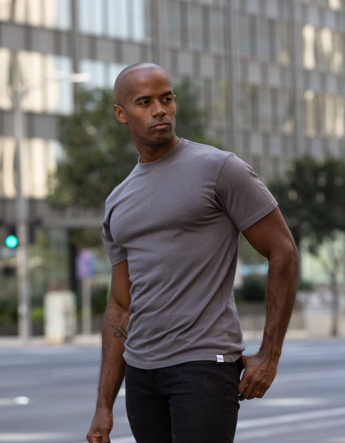 Load image into Gallery viewer, The Original Men's Bamboo Viscose/Organic Cotton Short Sleeve T-Shirt - Classic Cut

