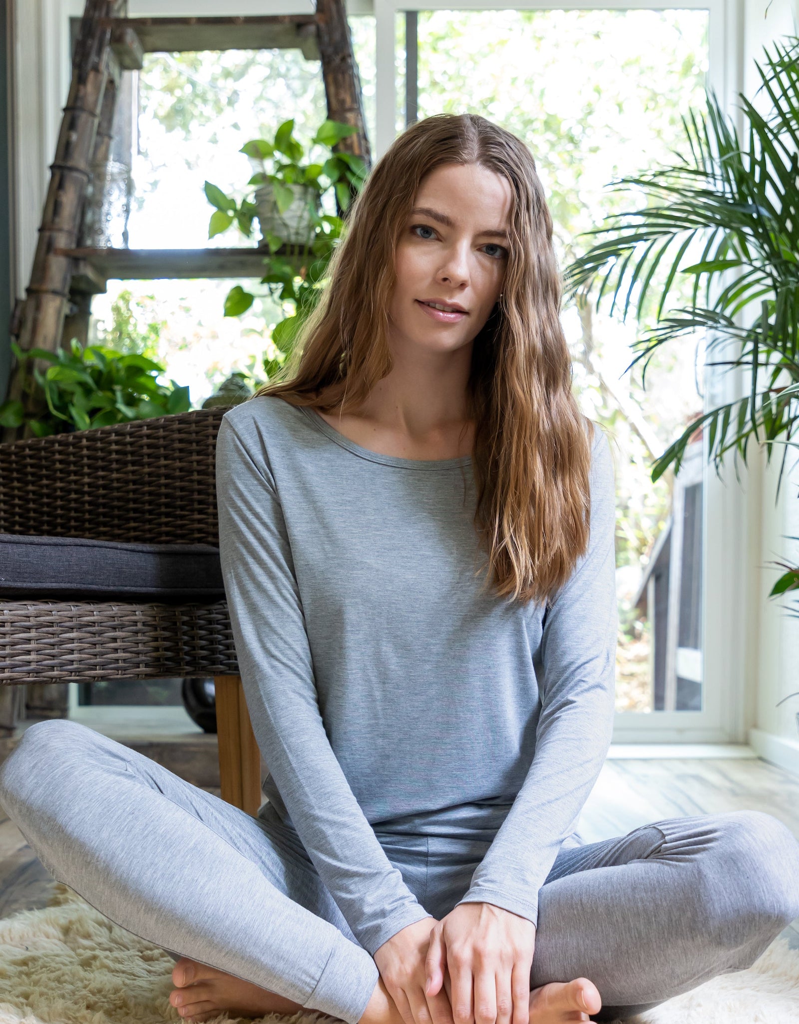 Women's Bamboo Lounge Long Sleeve T-Shirt