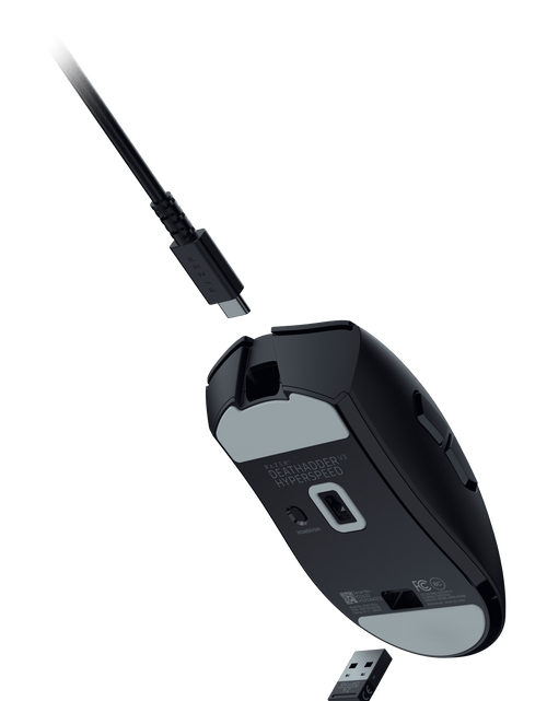 Load image into Gallery viewer, Deathadder V3 Hyperspeed Optical USB Wireless Gaming Mouse, Black
