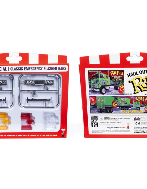 Load image into Gallery viewer, Skill 2 Model Kit Light Commercial Classic Emergency Flasher Bars packaging with parts and details.

