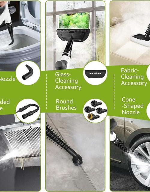 Load image into Gallery viewer, Pressurized Steam Cleaner &amp; Spin Scrubber
