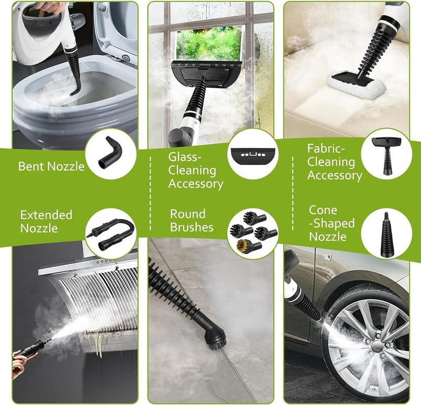 Pressurized Steam Cleaner & Spin Scrubber