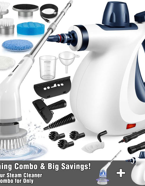 Load image into Gallery viewer, Pressurized Steam Cleaner &amp; Spin Scrubber
