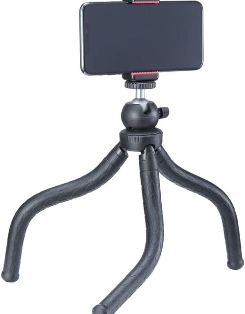 Load image into Gallery viewer, ST-07 Phone Tripod Mount with Cold Shoe Mount for Microphone LED Video Light 1/4'' Tripod Screw for Iphone 11/Pro/Pro Max XS Max XR X 8 7 plus Samsung Galaxy Oneplus Google Pixel Vlog Vlogging
